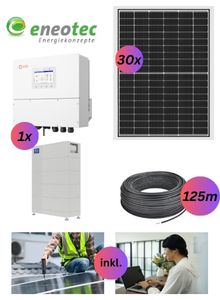 PV-Paket 2+ – Premium+ mit 14,40.kWp inkl. Akku u. Montage